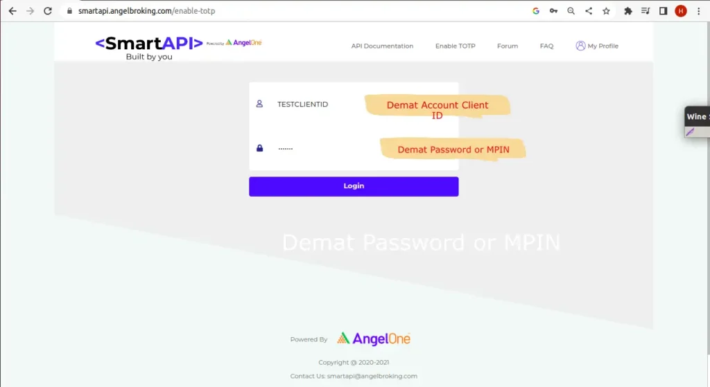 How to enable TOTP in Angel One Demat Account